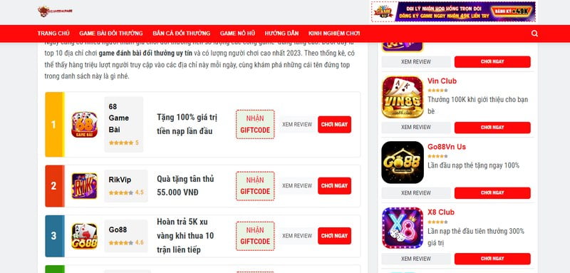 Trang web game uy tín hàng đầu châu Á (hạng Gemwin) - Gemwin